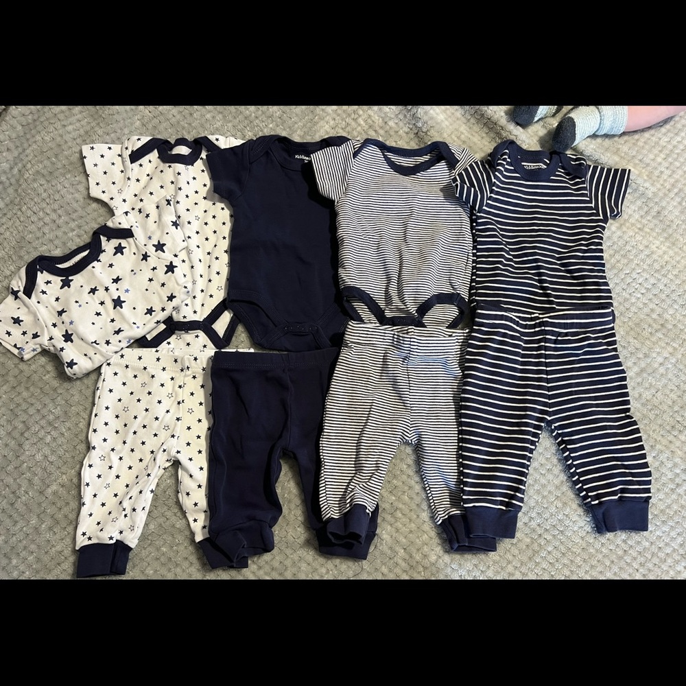 Onesie Sets with Matching Hats (3m)